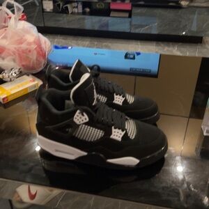 New Nike Air Jordan 4 Retro White Thunder mens